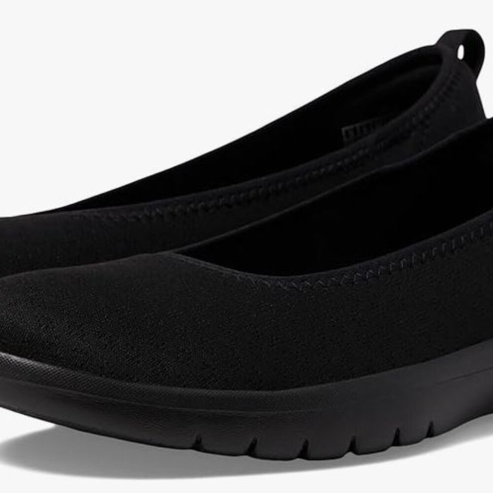 Skechers Women's Go Walk Lite Ballet Flat, Black Size 7